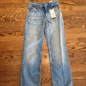 TRF MID-RISE WIDE LEG JEANS